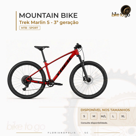MTB Sport - Mountain Bike Trek S, M, M/L, L, XL