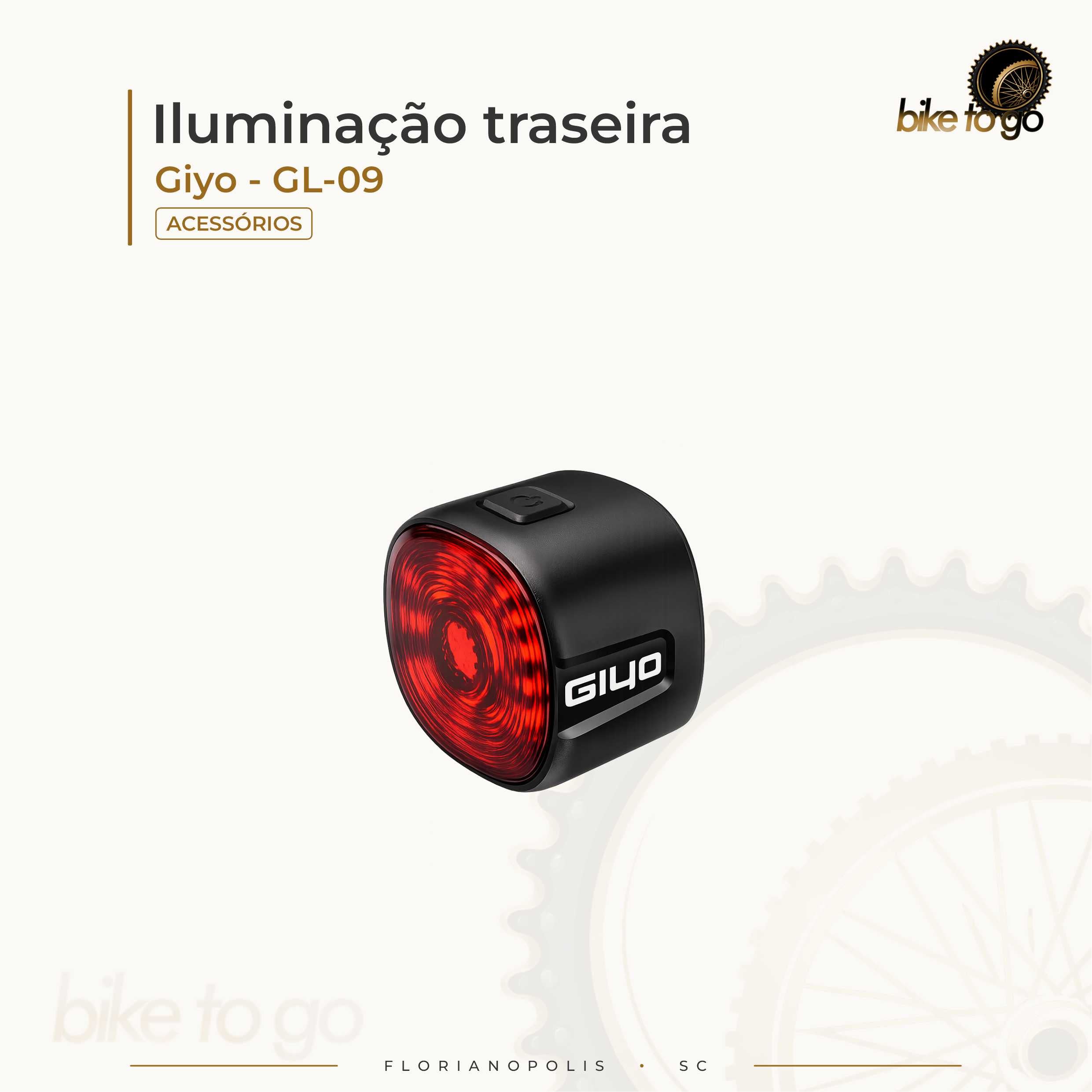 Farol Traseiro - Giyo GL09